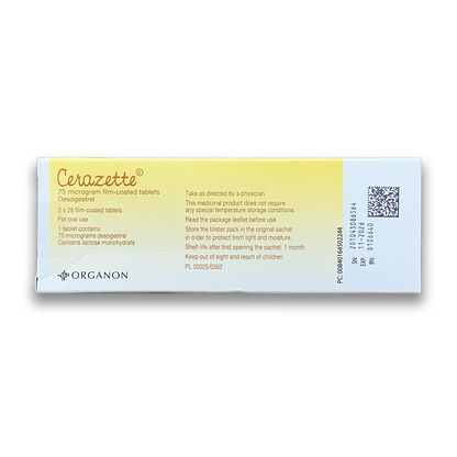 Cerazette 75mcg Tablets