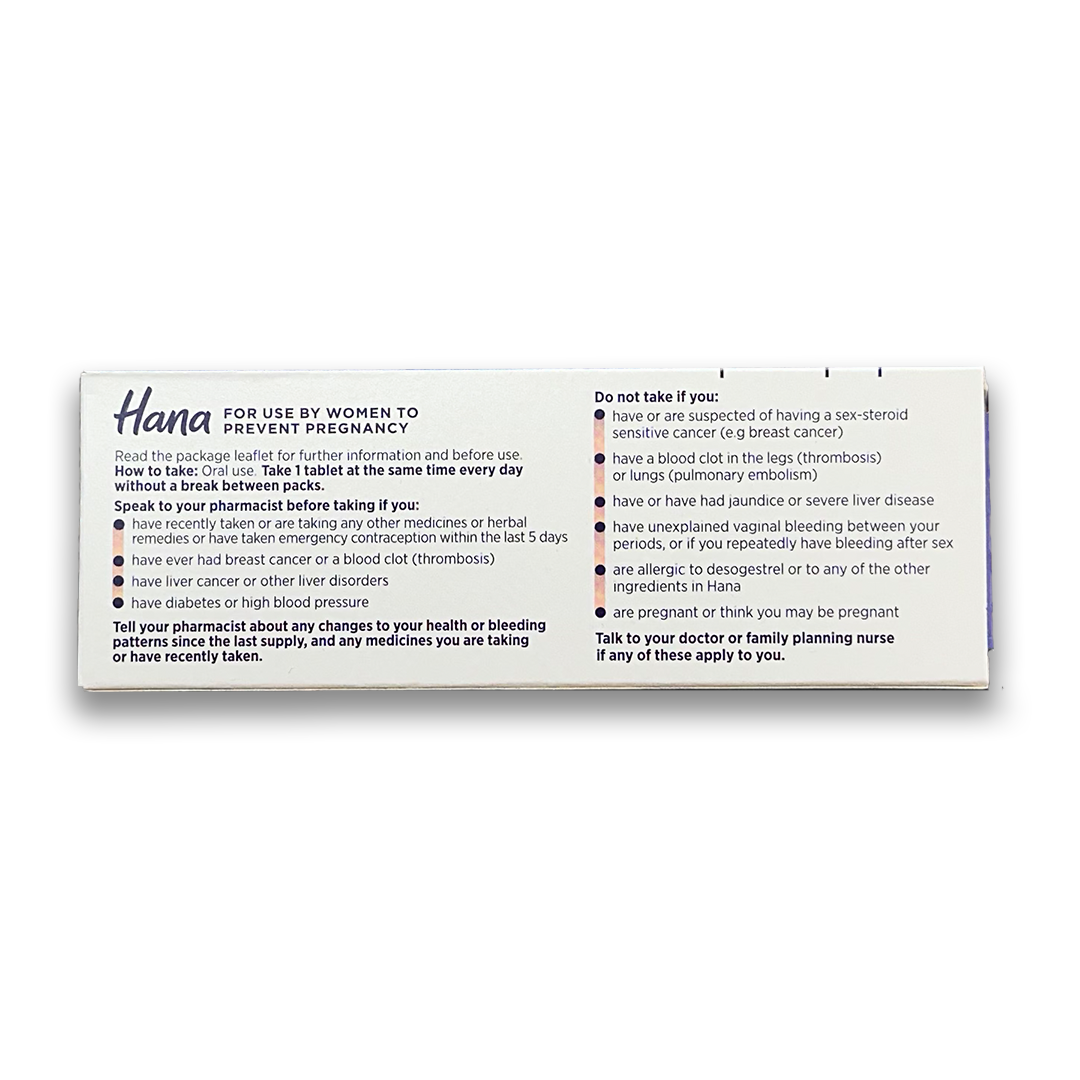 Hana 75 Microgram Film-coated