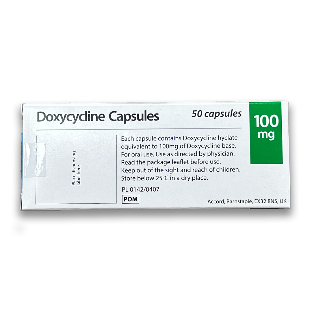 Gélules de doxycycline 100mg