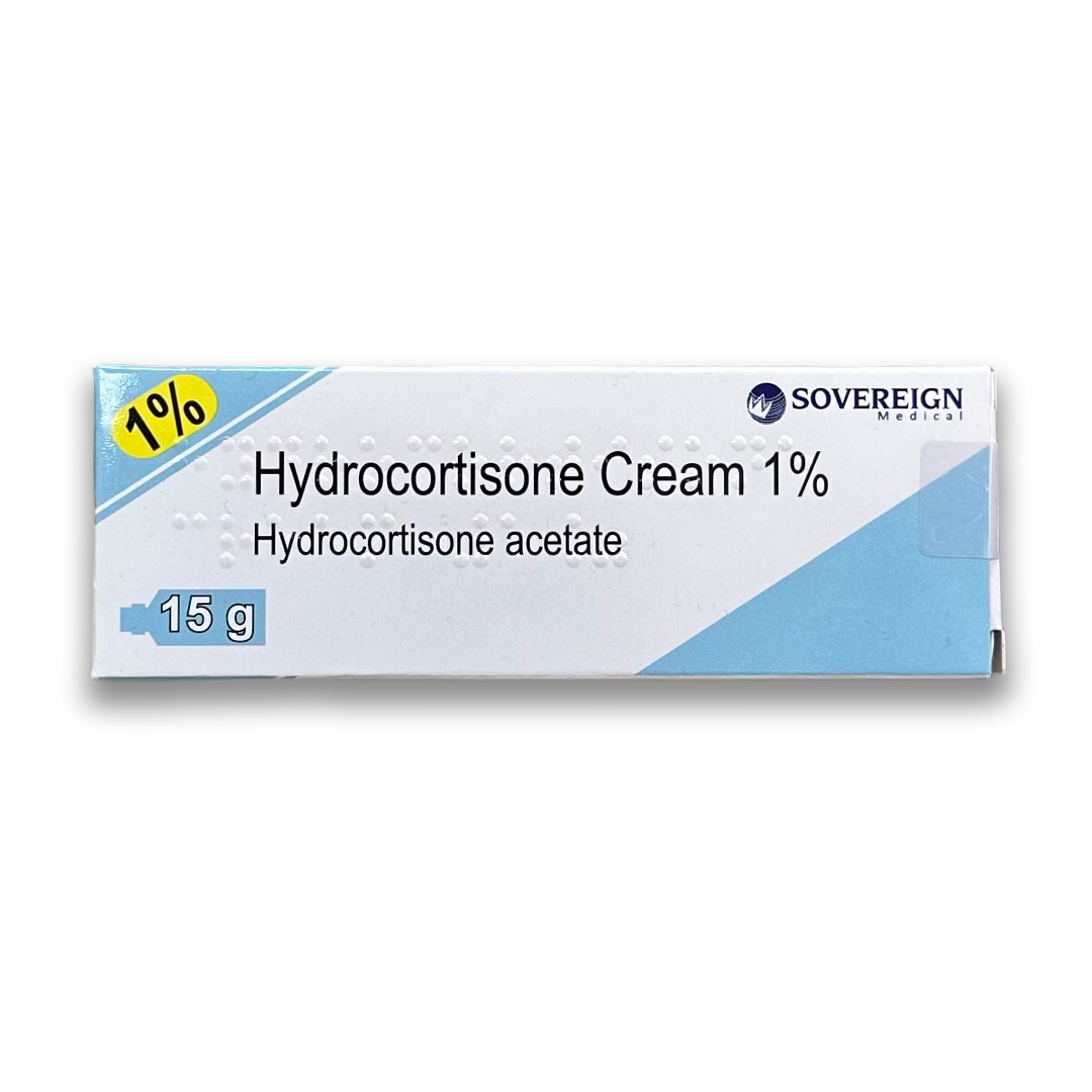 Crème d'hydrocortisone 1 % p/p – 15 g (la marque peut varier)