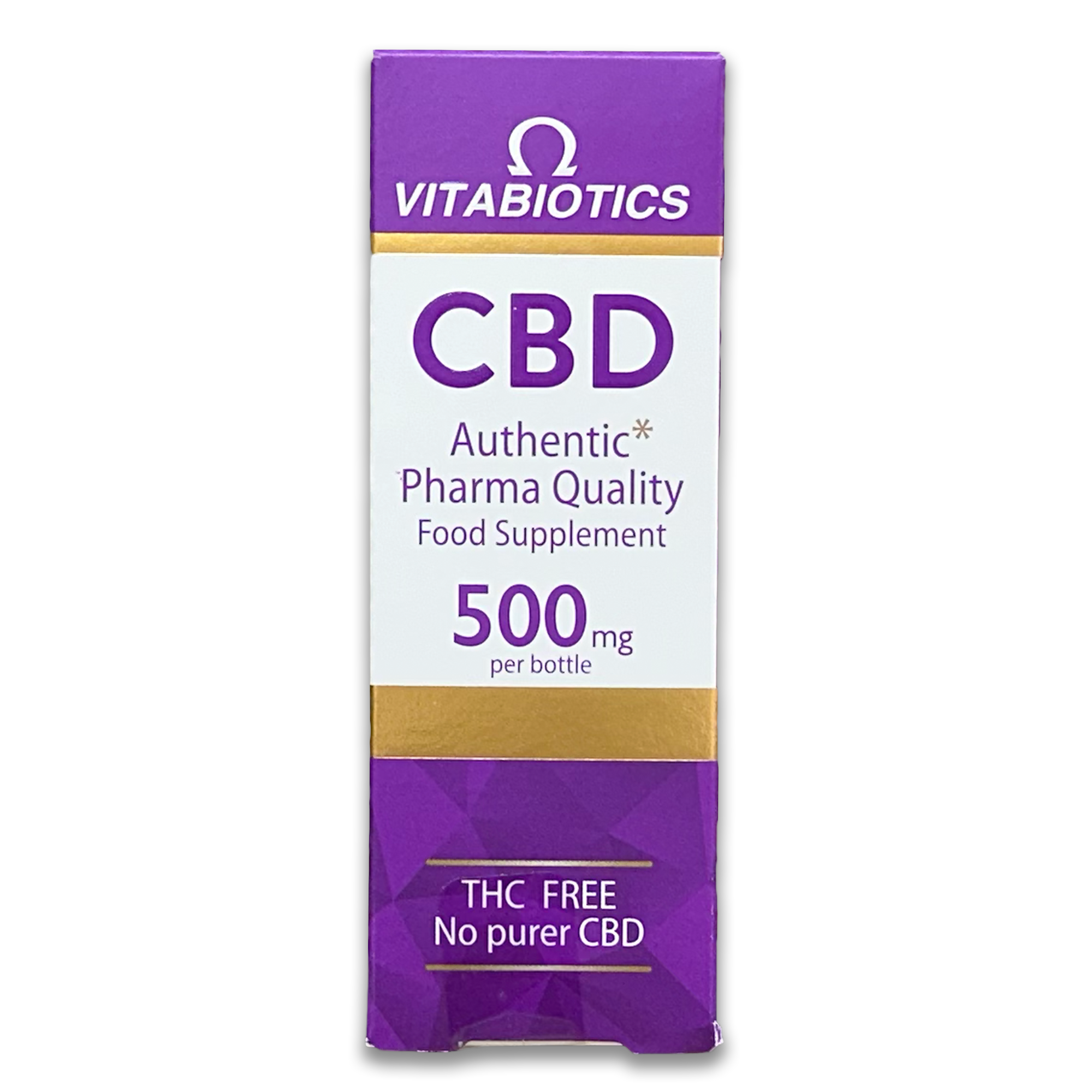 Gouttes d'huile de CBD Vitabiotics 500 mg