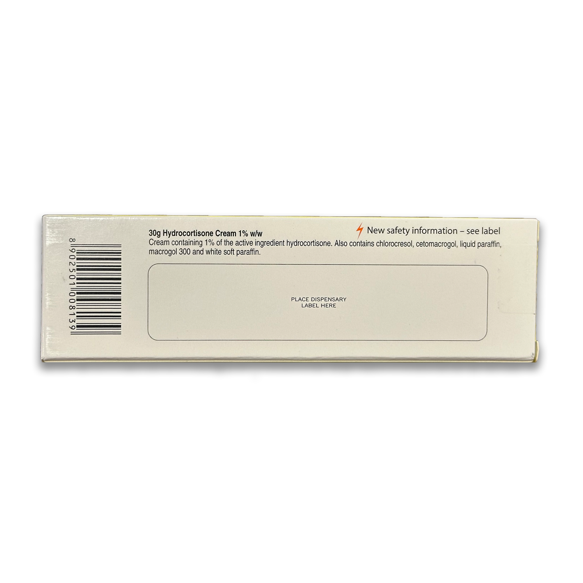 Crème d'hydrocortisone 1 % p/p – 15 g (la marque peut varier)