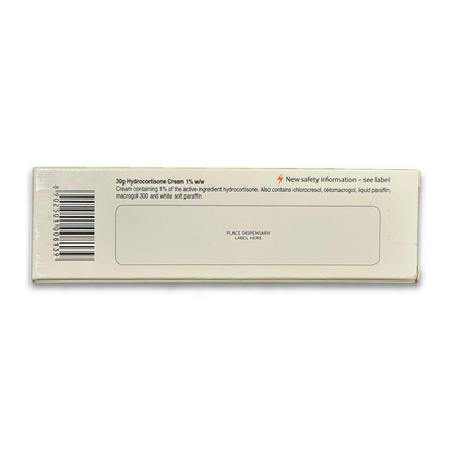 Hydrocortisone 1% w/w Cream - (Brand May Vary)