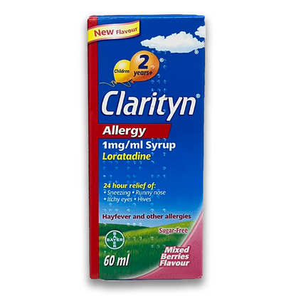 Clarityn Allergie pour enfants 1 mg/ml Sirop de baies